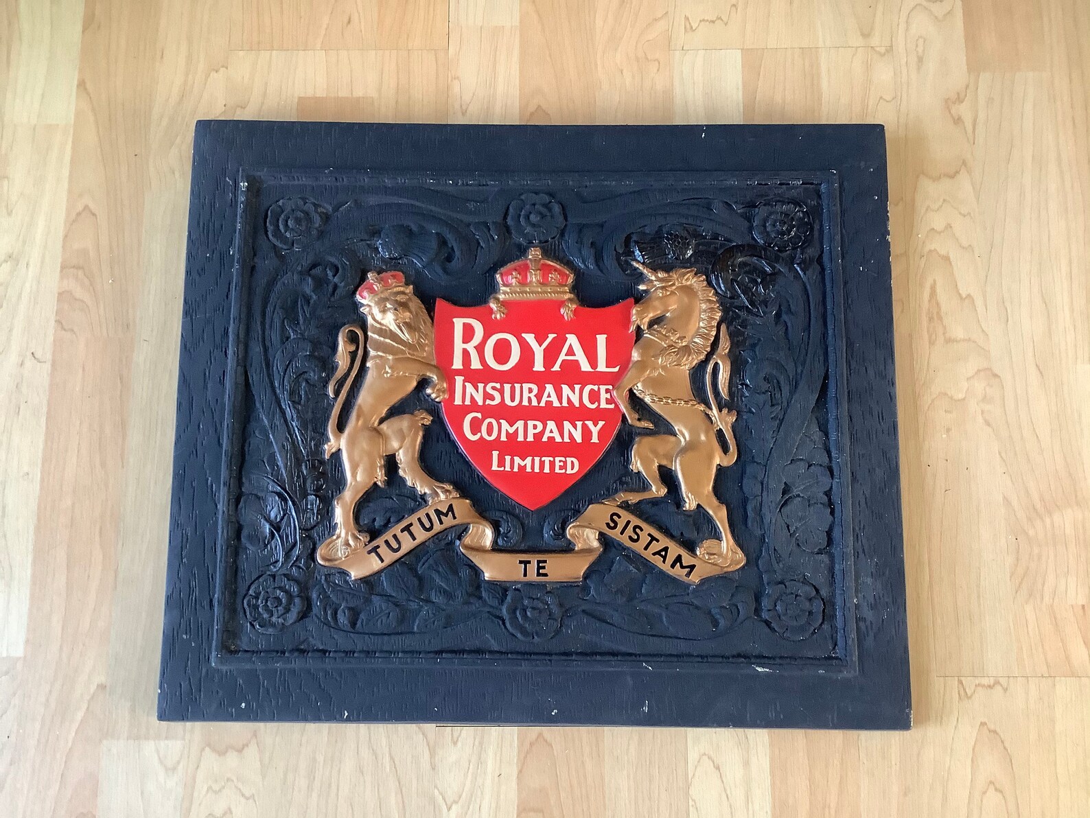 Royal Insurance Company Limited Period Sign Original Etsy