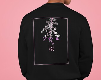 Off white cherry blossom crewneck outlet