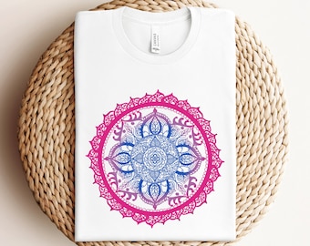 Mandala Bisexual Shirt, Bisexual Tshirt, Bisexual Pride, Bisexual Gifts, Bi Pride Shirt, Subtle Bi Pride, Bisexual Pride Shirt, Subtle Pride