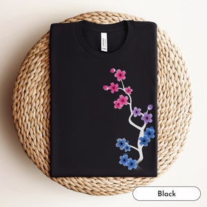 Sakura Bisexual Shirt, Bisexual, Bisexual Pride, Pride, Bisexual Gifts, Bi Pride Shirt, Subtle Bi Pride, Bisexual Pride Shirt, Subtle Pride