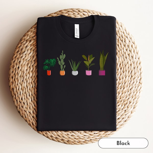 Plant lesbisch shirt, lesbisch trots shirt, subtiele lesbische, queer geschenken, plantenliefhebbers, lesbische feministe, schattige WLW shirts, WLW trots tshirts