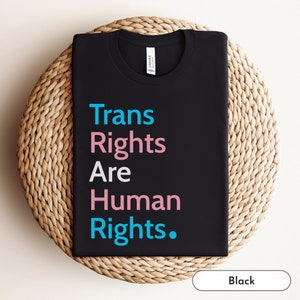 Trans Rights Are Human Rights T-shirt, Trans Shirt, Trans Pride, Trans, LGBT, Transgender MTF Clothing, Queer Owned Shops, Transgender Ally