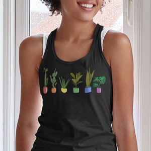 Plants LGBTQ Pride Tank Top Queer Racerback Tank LGBTQ Tank Top LGBT Tank Top Subtle Pride Tank Top Cute Queer Tank Top Gift For Lgbtq Ally