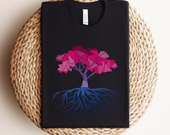 Abstract Tree Bisexual Shirt, Bisexual, Bisexual Pride, Bisexual Gifts, Bi Pride Shirt, Subtle Bi Pride, Bisexual Pride Shirt, Subtle Pride