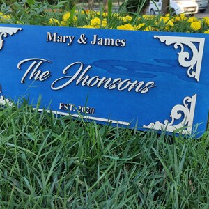 Surname Signs,3d Wood Signs, Housewarming Gift,Wedding,Custom Engagement Gift, Last Name Sign, Established Sign,Custom Wedding Signs(indoor)