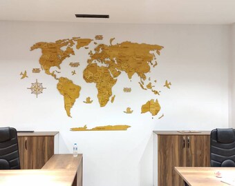 3D WOODEN WALL MAPS Etsy - Il 340x270.4335254073 D7ie