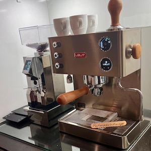 Lelit Drehgriff aus Holz für Dampf und Wasserventil