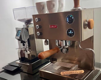 Lelit wooden rotary handle for steam and water valve