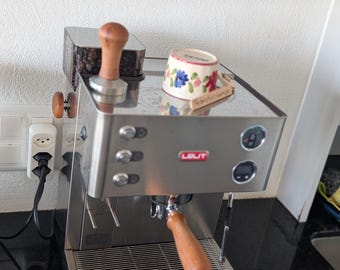 Lelit wooden rotary handle for steam and water valve