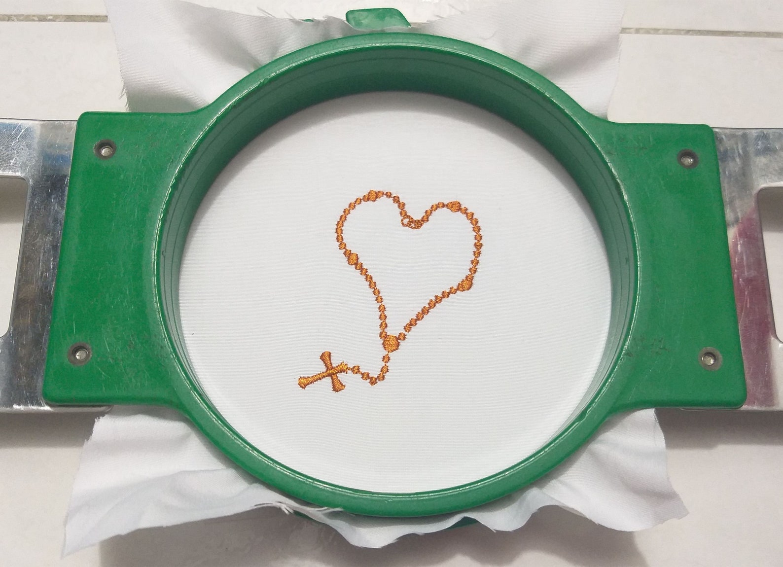 Rosary Beads Machine Embroidery Design 3 Sizes Etsy