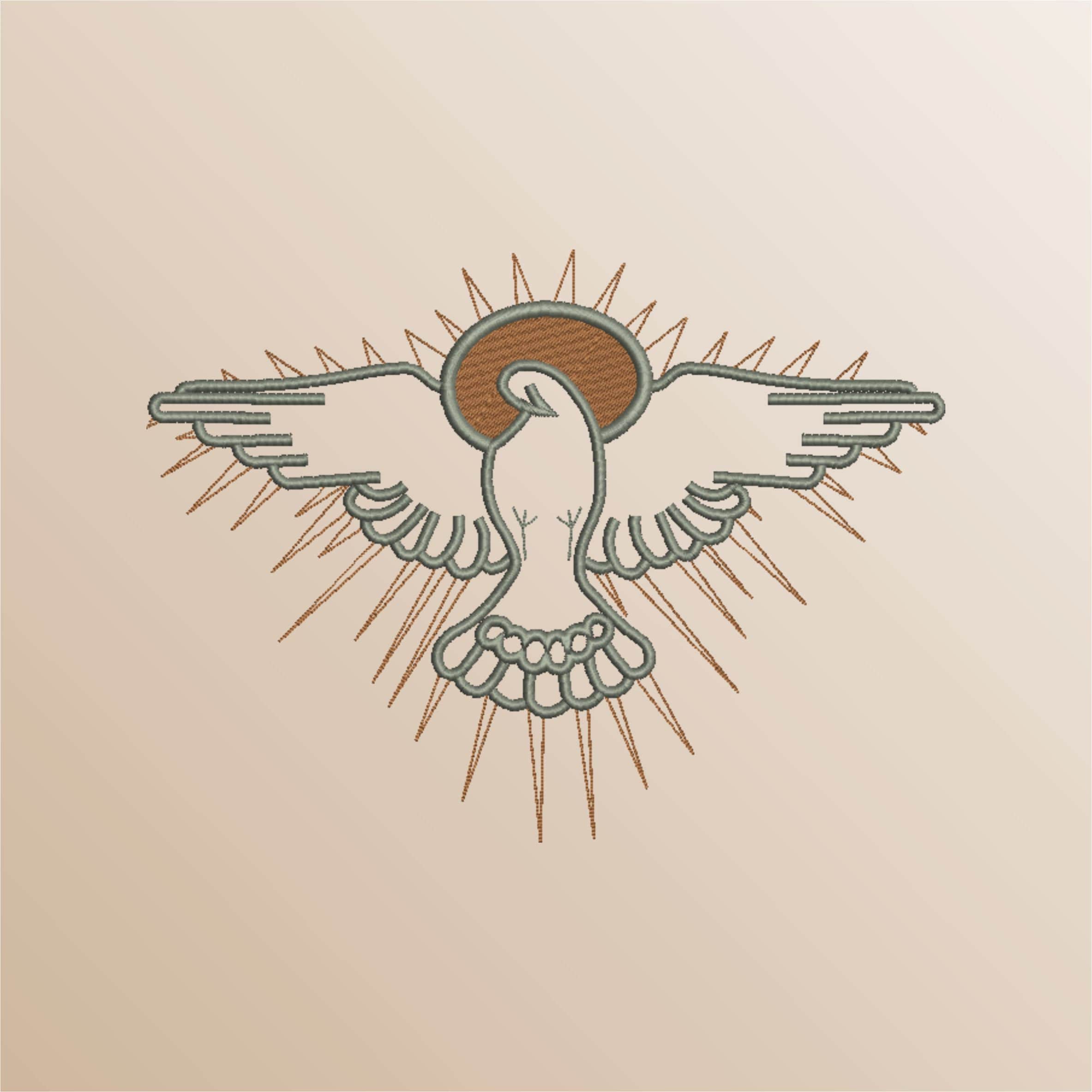 43+ Holy Spirit Dove Embroidery Design