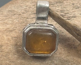 Retro pendant 925 silver 16 x 11 mm chain pendant gemstone vintage noble design gift ladies exclusive luxury timeless
