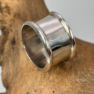 Patina Ring Vintage 925 Silver 16.9 mm Size 53 Gift Silver Ring Ladies Used Sustainable Jewelry Exclusive Retro Timeless
