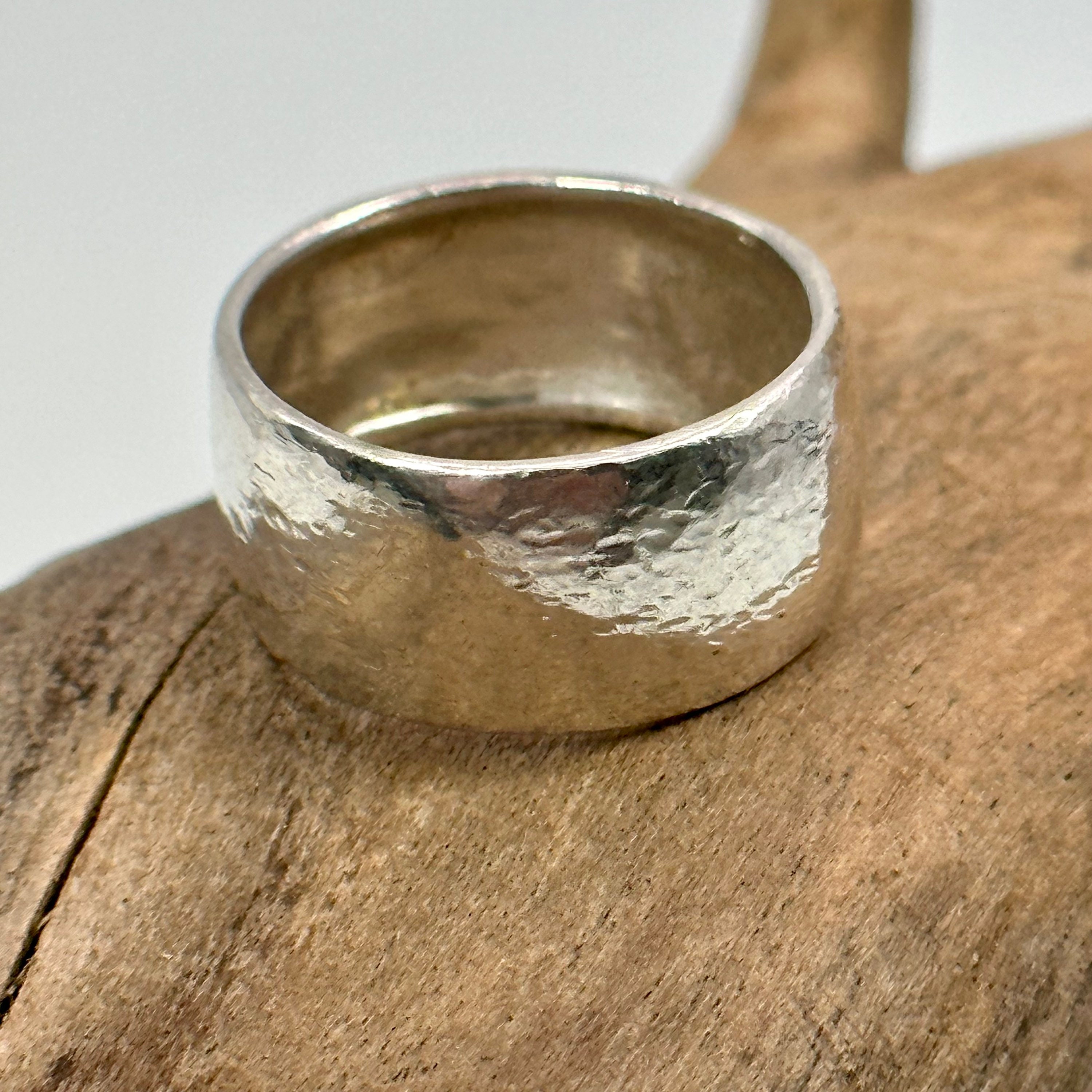 Bague En Argent 925/1000 Vintage - Taille 59, Poinçonnée, Ancienne, Occasion