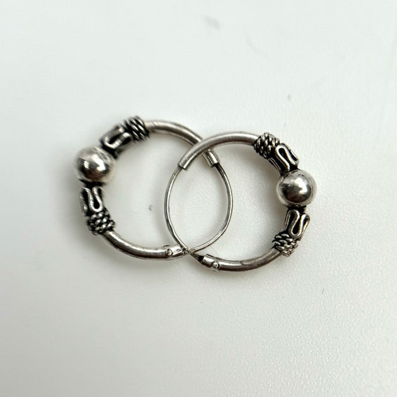 U.S vintage シルバー925 middle hoop ピアス Middle Hoop Pierce (Silver925)（ピアス（両耳用））｜TODAYFUL