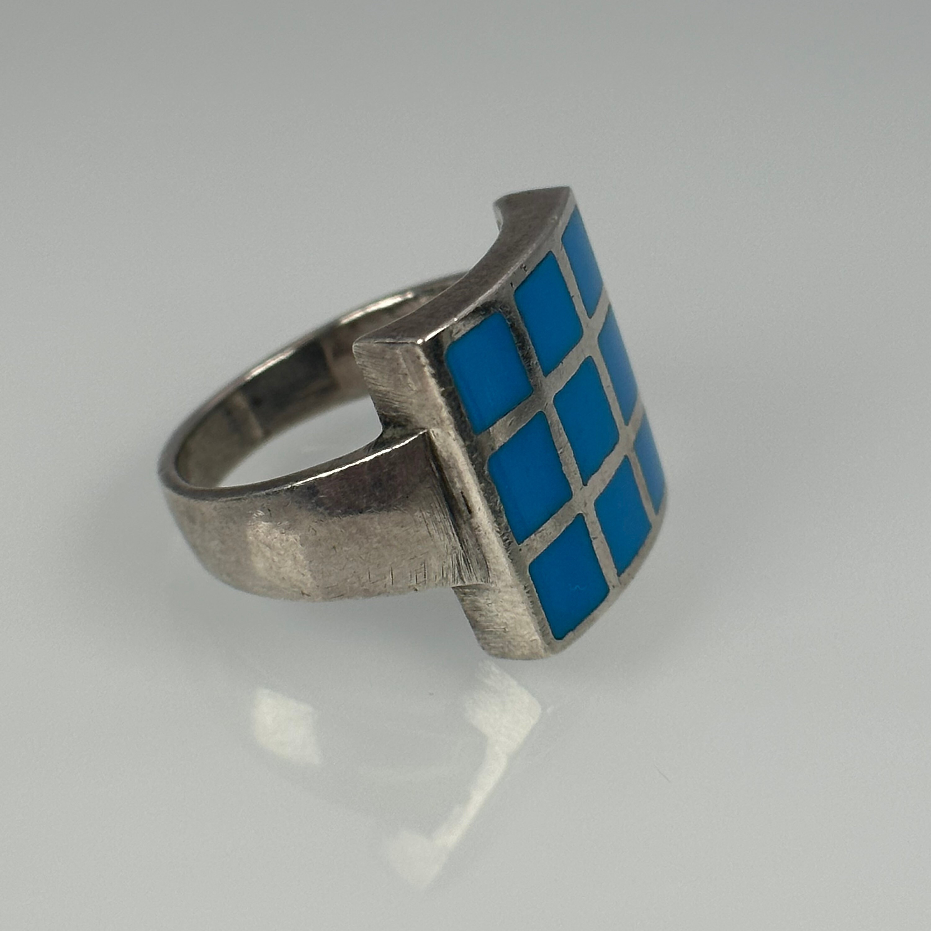 Bague Fantaisie Vintage Créateur - Taille 59 - Ornée - Occasion