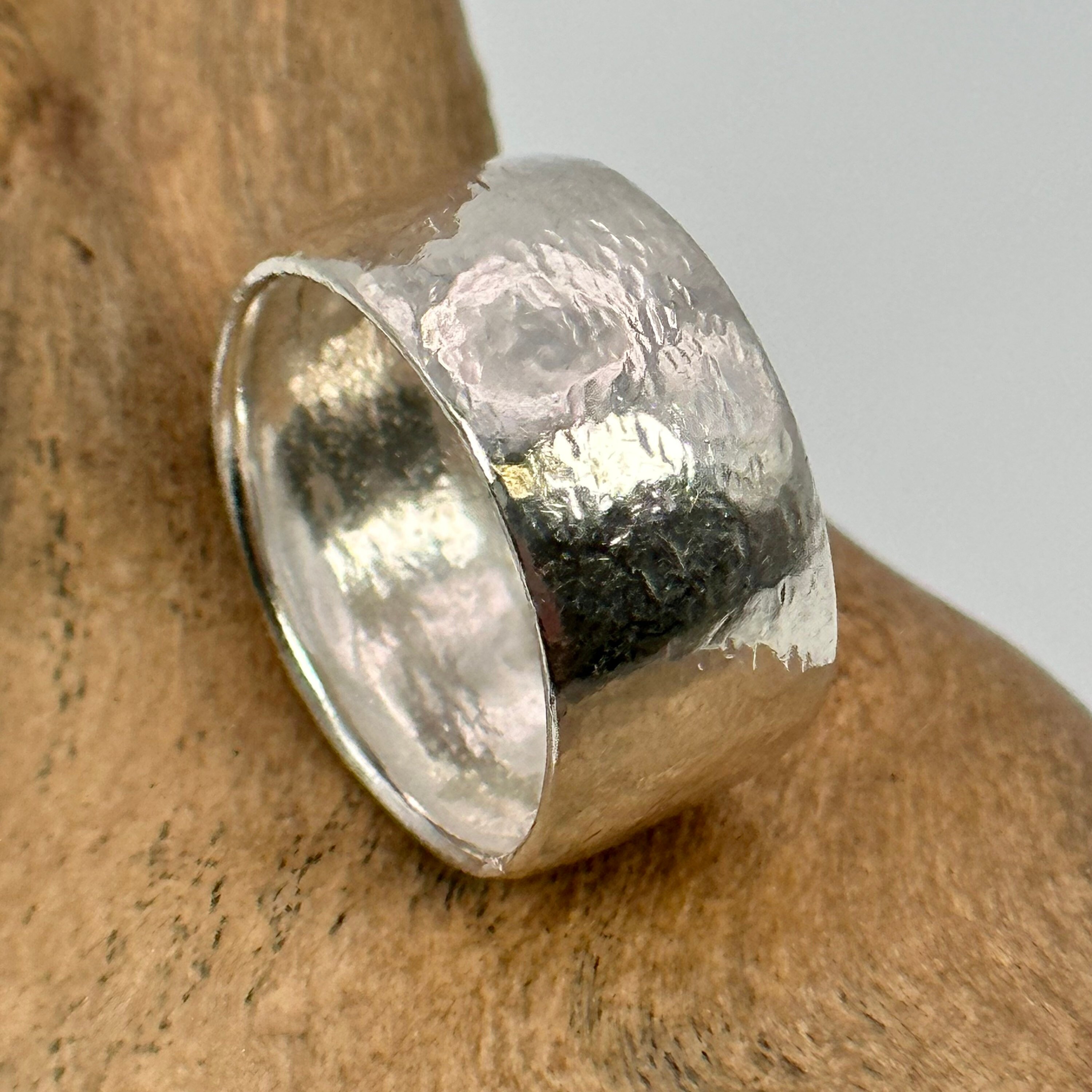 Bague Vintage En Argent Massif 925 - Taille 59-60 - Occasion, Charmante