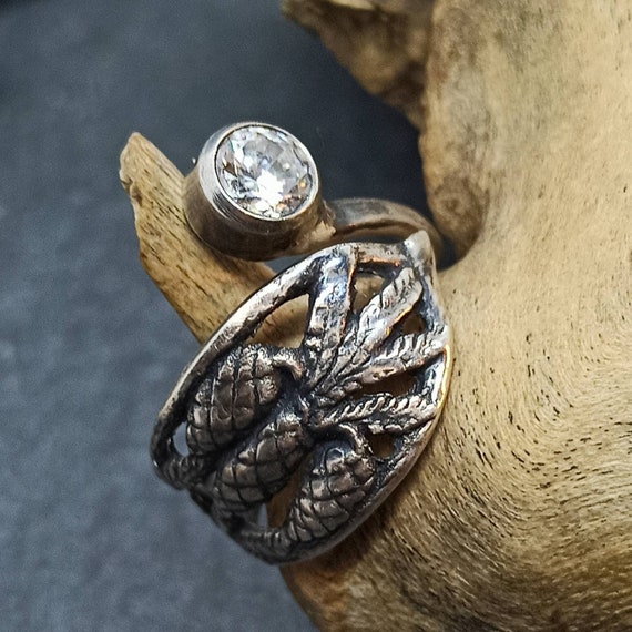 Bague argent vintage deals
