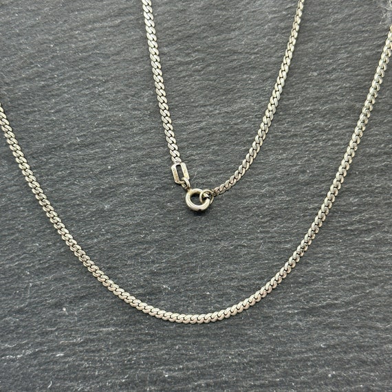 Vintage Silver Chain Approx. 42 Cm Long Approx. 1.9 Mm Wide 925