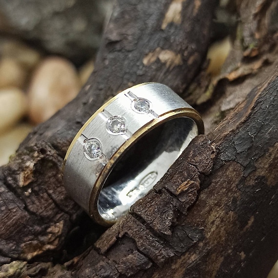 Bague En Argent 925 - Taille 54, Occasion, Bijou Argenté Simple Et élégant
