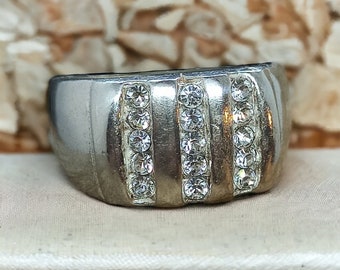 ジルコニア付き925シルバー製リング | RW 57-18.1 mm - Etsy 日本