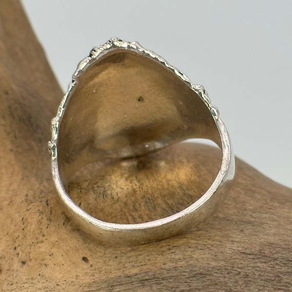 Dragon ring real silver size. 60 19.1 mm patina g… - image 3