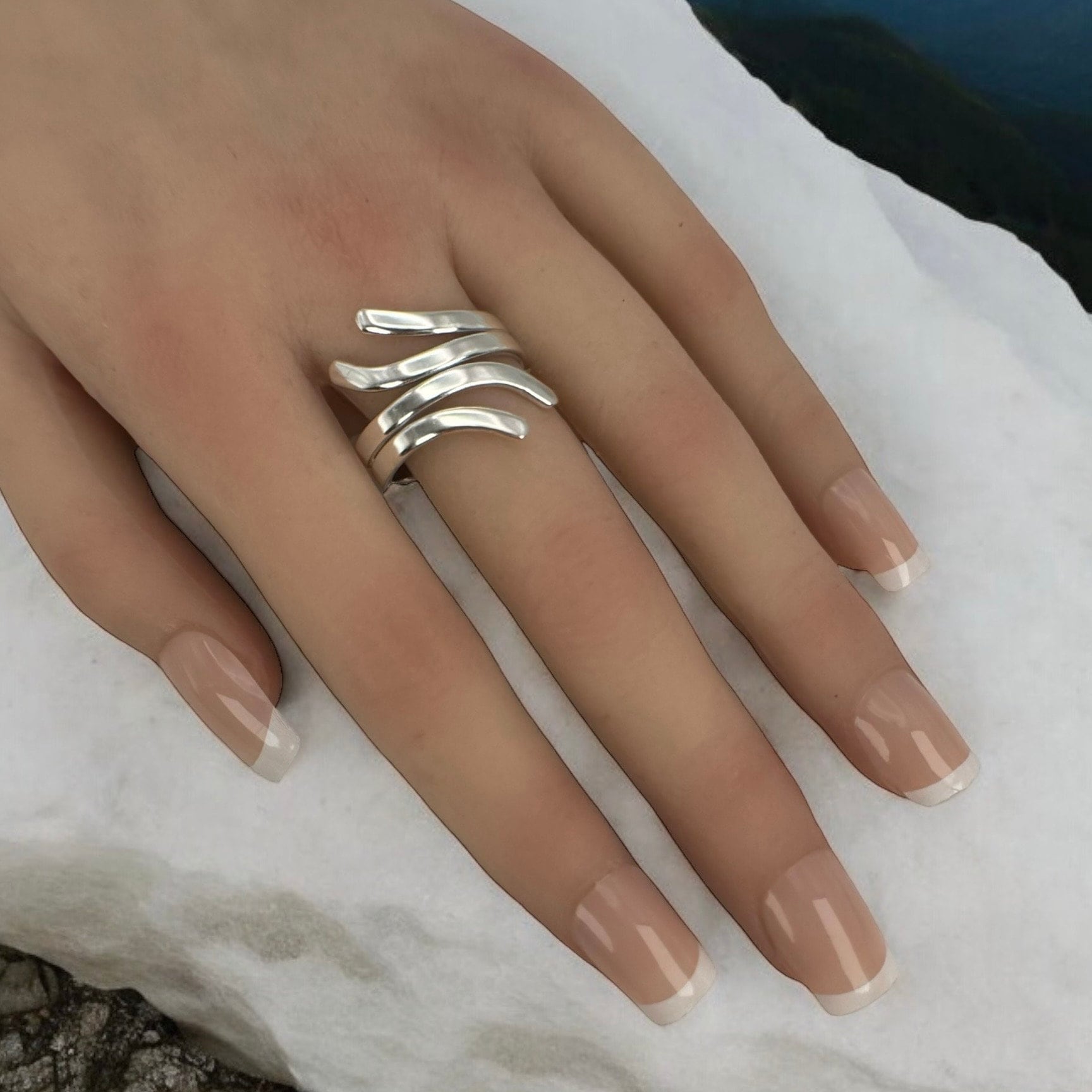 Ring Gold Wasserfest BIBITI Ringset – Vintage-Ringe In Silber