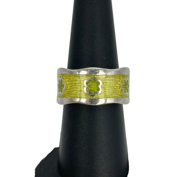 Damen Ring 925er Silber 17,7mm Gr. 56 massiv Desi… - image 7