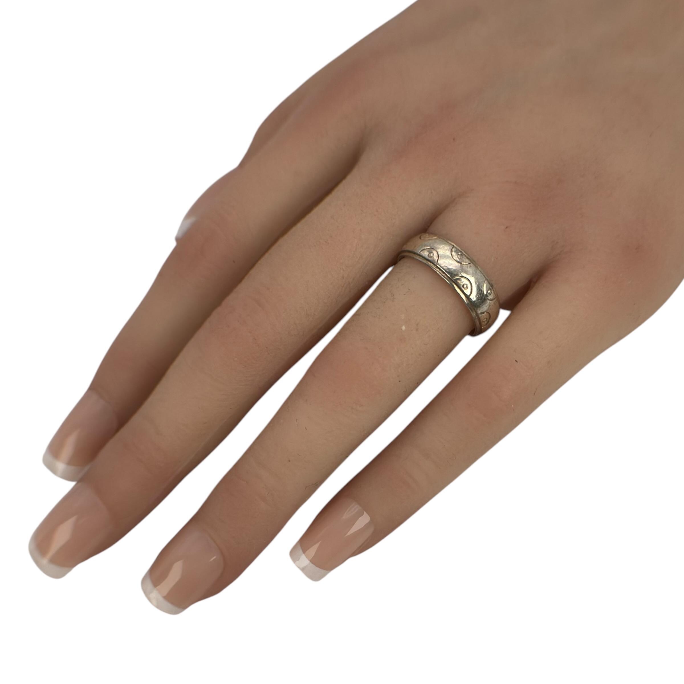 Bague Fantaisie Vintage Taille 53 – Élégance Rétro, Argenté, D'occasion