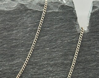 Collana In Argento 925 AVESANO – Catena A Maglia Barbazzale 1,4 Mm – Made In Italy – Lunghezze 40-70 Cm – Regalo Per Donna