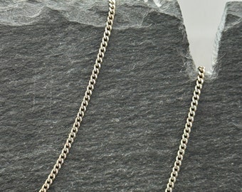Collana In Argento 925 AVESANO – Catena A Maglia Barbazzale 1,4 Mm – Made In Italy – Lunghezze 40-70 Cm – Regalo Per Donna