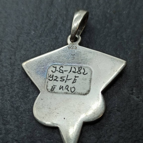 Amulet chain pendant 925 silver 42 x 30 mm Celtic… - image 7