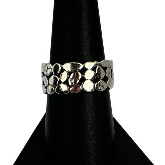 Bague Fantaisie Vintage De Créateur - Taille 60 (très Grande), Occasion Avec Traces D'usure - Style Unique !