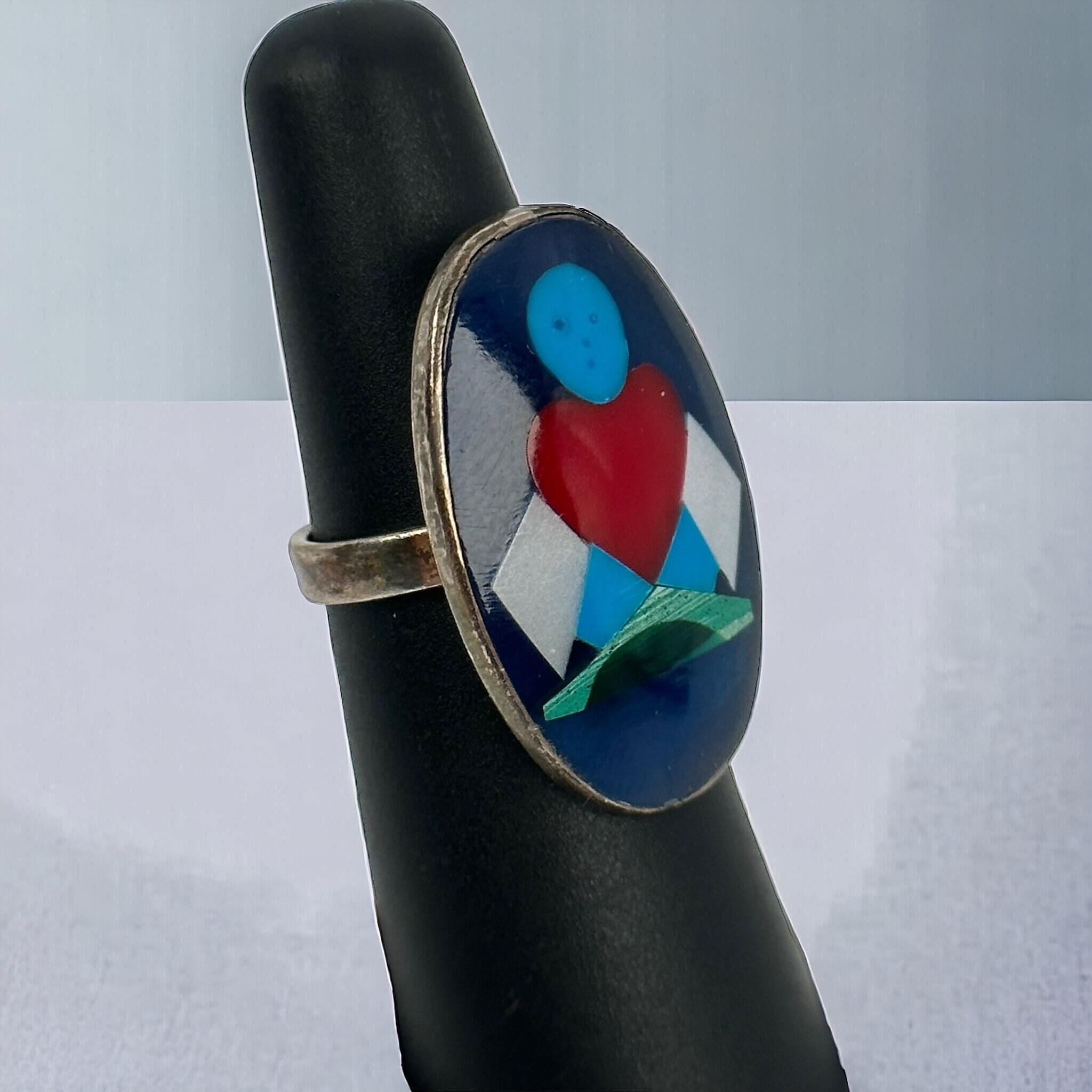 Bague Fantaisie Vintage Créateur - Taille 51 - Occasion Avec Légères Traces D'usure