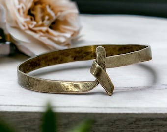 Design bangle real silver 68 mm vintage retro timeless noble luxury striking patina eye-catcher bangle rarity unique handmade