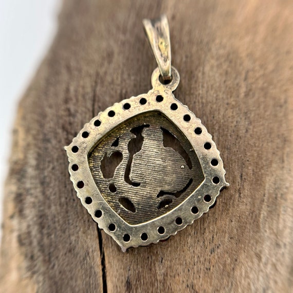 Aquarius necklace pendant real silver zodiac sign… - image 3