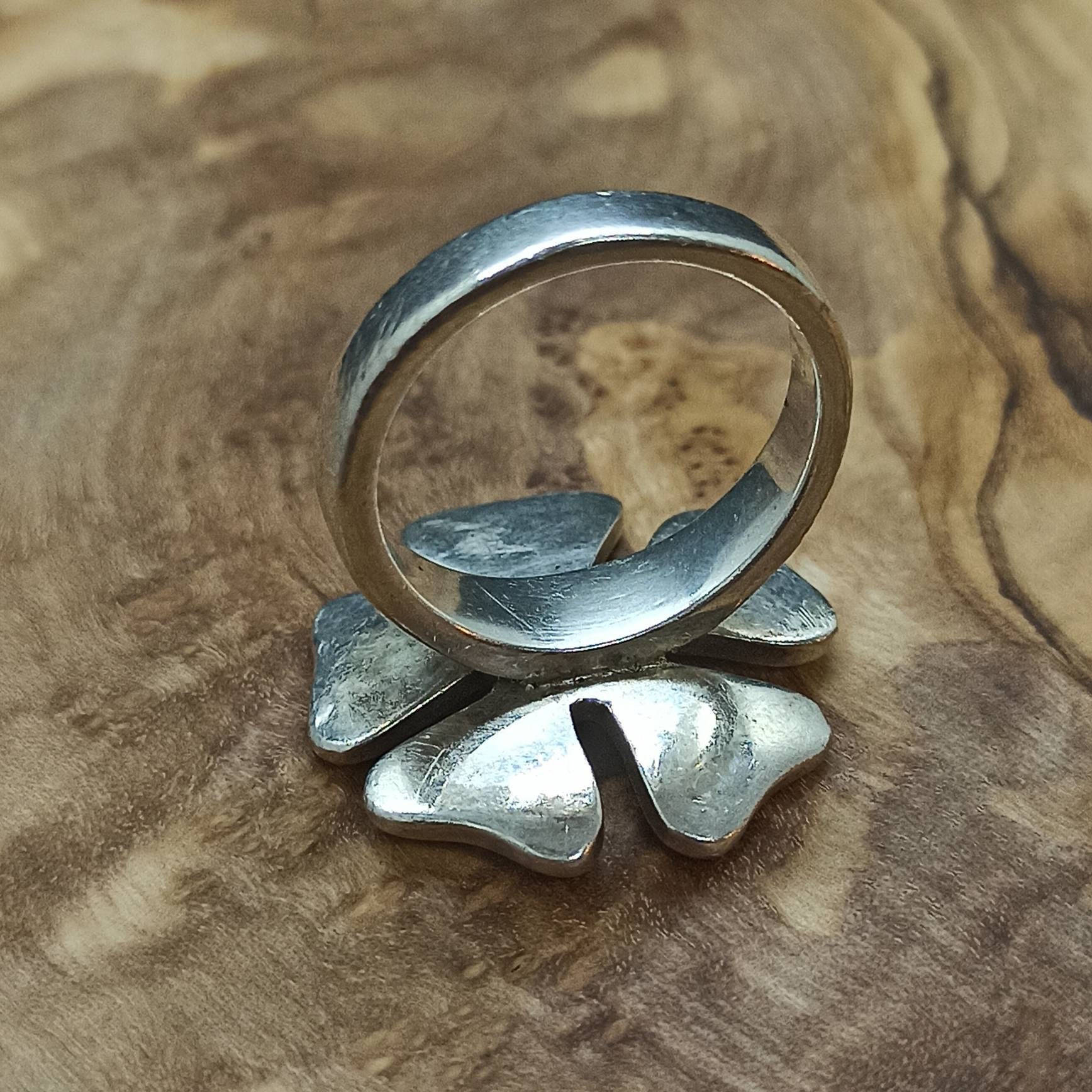 クローバーリーフリング 925 シルバー サイズ 54 17.2 mm レディース