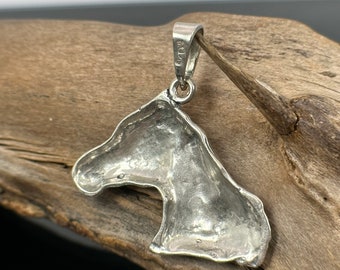 Cavallino Rampante : Ciondolo e Catenina in Argento 925 - Pendente Cavallo