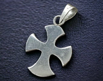 Chain pendant cross pendant 925 silver cross 30 x 16 mm vintage gift pendant retro timeless modern luxury fashion rarity