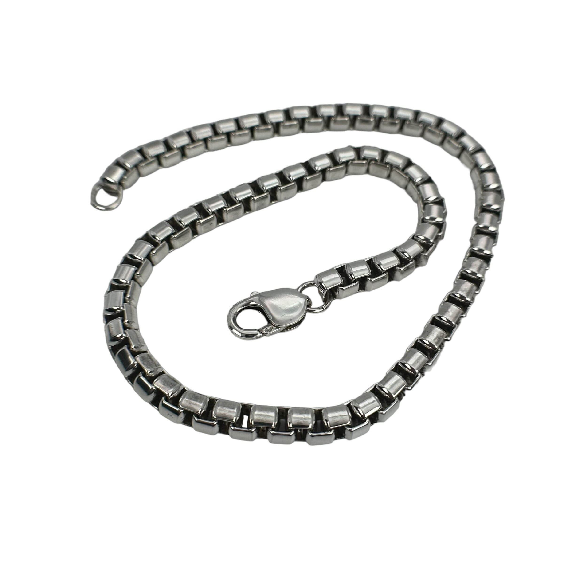 ◆Han Cholo◆925 silver キングコングネックレス 送料込 Vintage Silver Chain Approx. 42 Cm Long Approx. 6.7 Mm Wide