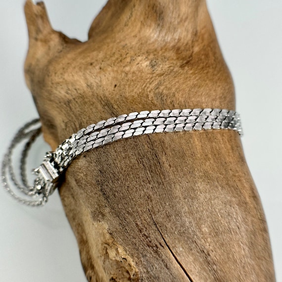 Exclusive Bracelet 835 Silver 18.5 Cm Long 5.5 Mm Wide