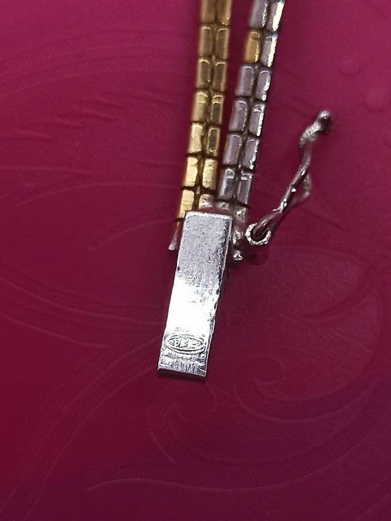 Vintage Armband 19cm 835er Silber Teppicharmband … - image 7