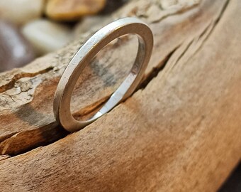 Patina Ring Vintage 925 Silver 18.3 mm Size 57 Gift Silver Ring Women Men Used Sustainable Jewelry Retro Timeless Modern Luxury
