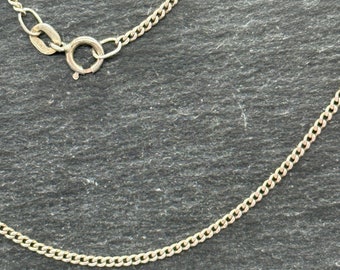 Avesano catena 1,4mm in Argento Sterling 925 con chiusura ad anelloi, COLLANA da donna, 40cm, 101041-040