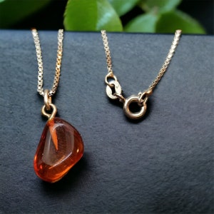 Stylish silver chain 44 cm long 925 silver with chain pendant gemstone pendant noble vintage patina retro design ladies gift