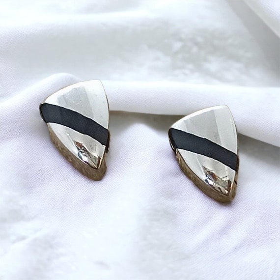 Orecchini Donna Argento 925 - Design Geometrico Moderno 20x10mm - Eleganti, Ipoallergenici, In Confezione Regalo