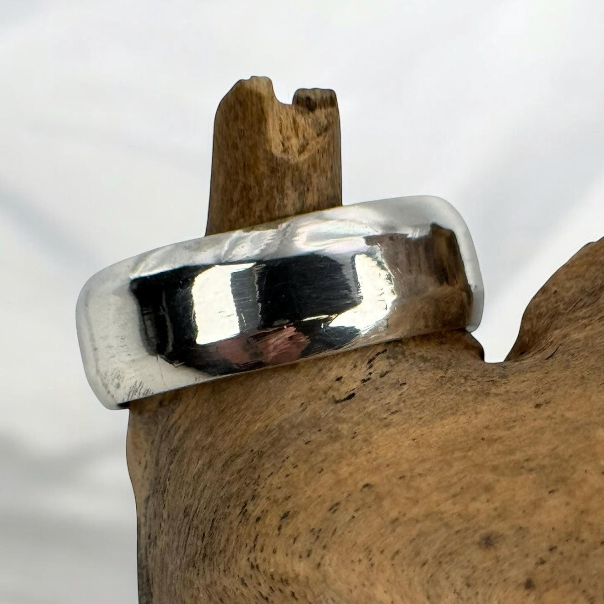 Design Ring 925 Silver Women Men Vintage 19.6 Mm Size 61 Silver