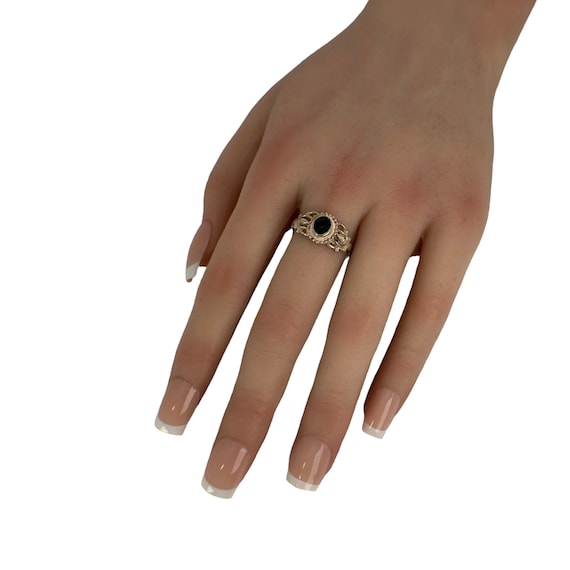 Exklusiver Ring 925er Silber 18,8mm Gr. 59 Vintag… - image 3
