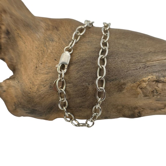 Buy Bracelet 925 Silver 19 Cm Vintage Patina Modern Gift Anchor  