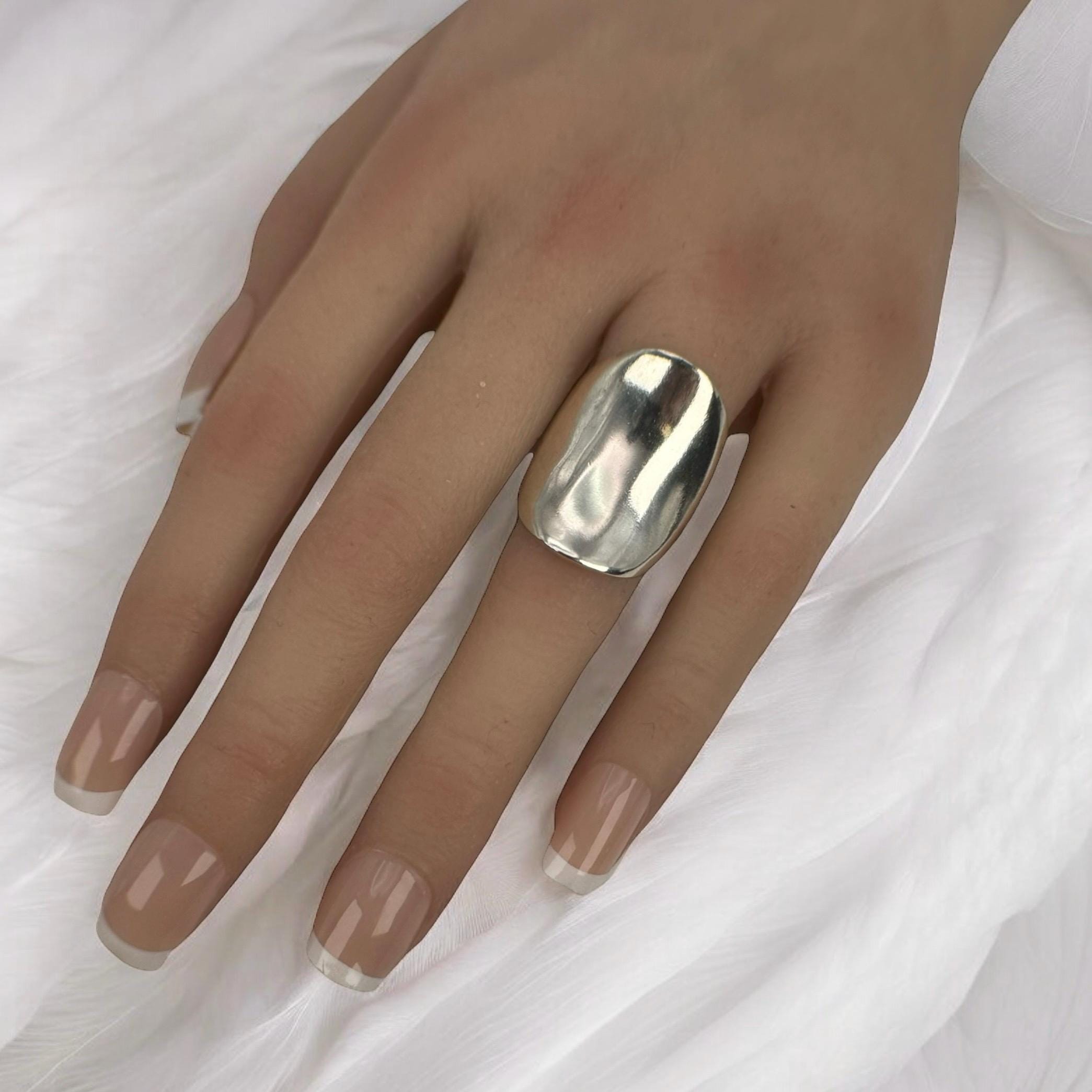 Bague fantaisie vintage taille 53 - Élégance rétro pour votre